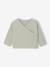 Brassière bébé naissance tricot point mousse coton et laine beige chiné+blanc+cappuccino+rose pâle+vert sauge 16 - vertbaudet enfant 