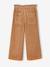 Pantalon fille large velours côtelé style paperbag bordeaux+camel+marine+mauve+olive 8 - vertbaudet enfant 