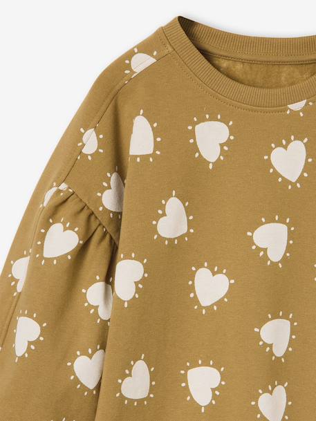 Robe courte fille écru+olive 7 - vertbaudet enfant 