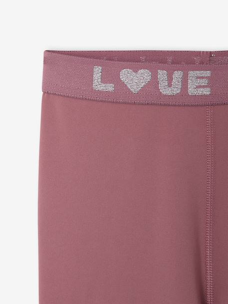 Legging fille essentiel anthracite+vert sauge+vieux rose 11 - vertbaudet enfant 