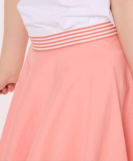 Jupe short 100% coton fille Rose 2 - vertbaudet enfant 