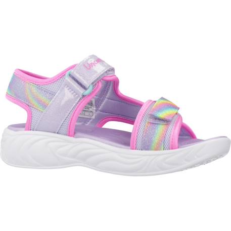 Sandales enfant fille en textile confortable Bleu et violet+Bleu lvmt+Rose pkmt 5 - vertbaudet enfant 