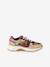 Basket enfant fille cuir a lacets beige 2 - vertbaudet enfant 