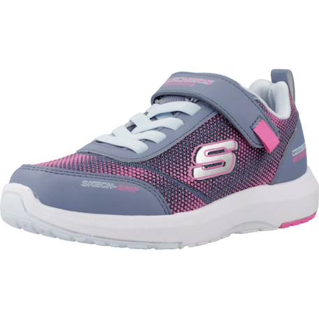 Baskets enfant fille légère souple Bleu ciel et rose 4 - vertbaudet enfant 