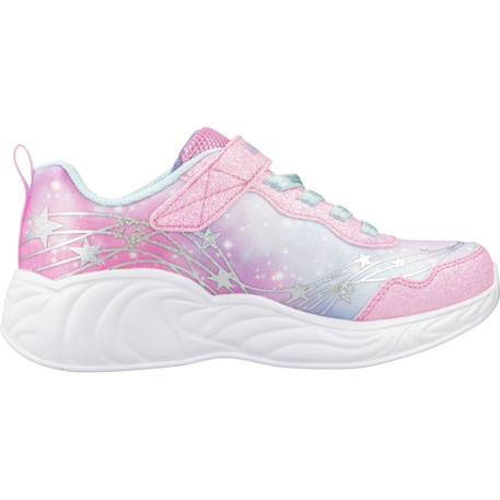 Baskets enfant fille légère souple Rose et turquoise+Violet et rose vif 1 - vertbaudet enfant 