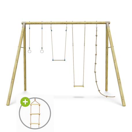 Portique avec corde ado 3m albert Bois 2 - vertbaudet enfant 