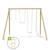 Portique avec corde ado 3m albert Bois 2 - vertbaudet enfant 