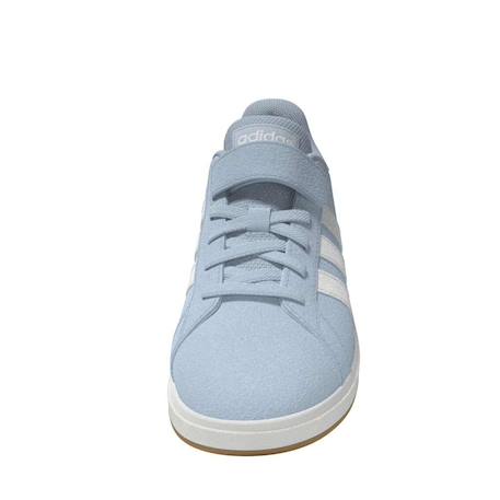 Baskets garçon en cuir à scratch rétro Bleu et noir 1 - vertbaudet enfant 