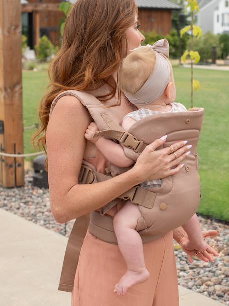 Porte-bébé Flip Luxe 4 en 1 carrier beige+noir 2 - vertbaudet enfant 