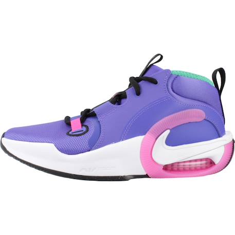 Baskets enfant garçon en cuir Violet 2 - vertbaudet enfant 