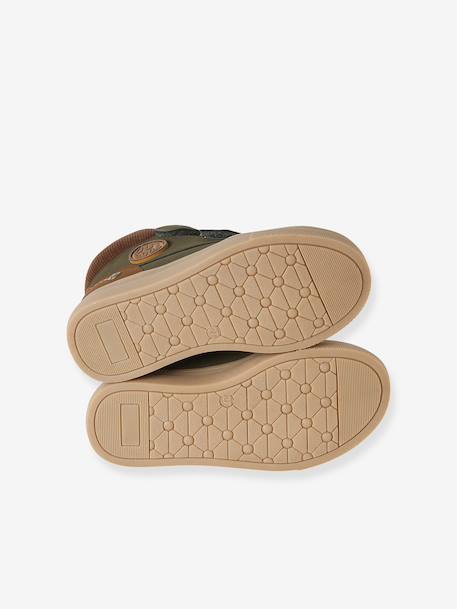Boots enfant garçon à scratchs kaki+marine 5 - vertbaudet enfant 