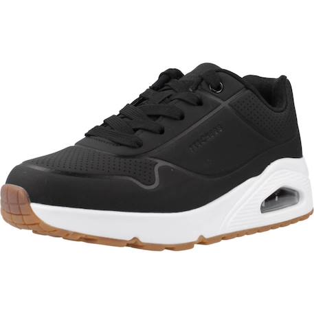 Baskets enfant fille légère souple Blanc+Noir 10 - vertbaudet enfant 