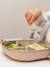 Assiette compartimentée inox rose+vert 2 - vertbaudet enfant 