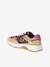 Basket enfant fille cuir a lacets beige 3 - vertbaudet enfant 