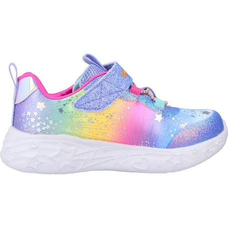 Baskets bébé fille légère Bleu+Multicolore violet 1 - vertbaudet enfant 