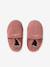 Chaussons bébé cuir souple blanc imprimé+bleu nuit+lot rose+or+rose imprimé+rose poudré+vieux rose 41 - vertbaudet enfant 
