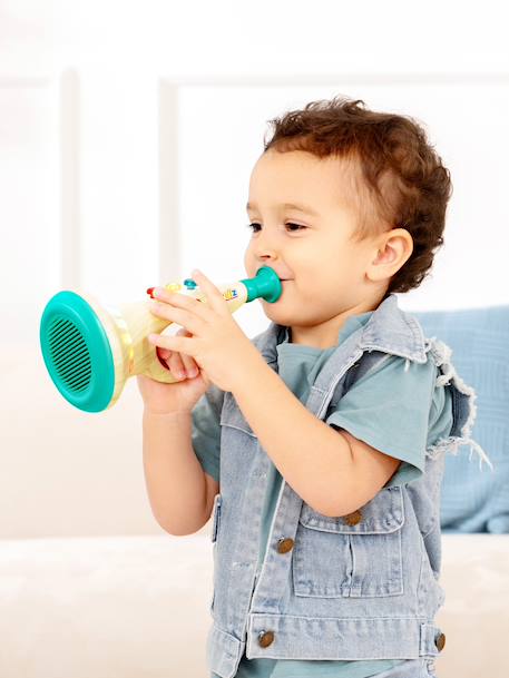 Trompette pixel interactif turquoise 1 - vertbaudet enfant 
