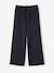 Pantalon large fille anthracite+beige 1 - vertbaudet enfant 