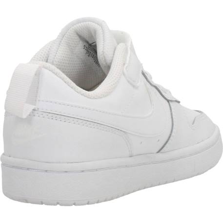 Baskets enfant garçon en cuir court Blanc 3 - vertbaudet enfant 