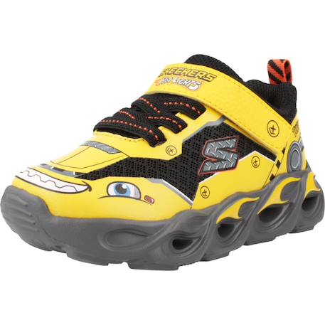 Baskets bébé garçon légère Jaune et noir 4 - vertbaudet enfant 