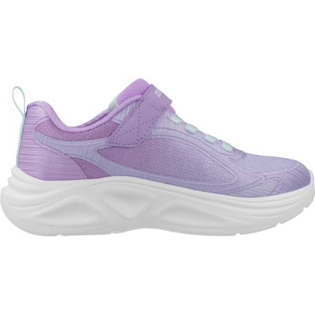 Baskets enfant fille en tricot souple Rose+Violet et aqua 7 - vertbaudet enfant 