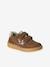 Baskets enfant fille cuir à scratchs beige+marron+vieux rose 6 - vertbaudet enfant 