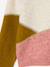 Pull fille manches longues olive+rose poudré 3 - vertbaudet enfant 
