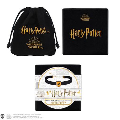 Collier ras de cou poufsouffle - harry potter Noir 2 - vertbaudet enfant 