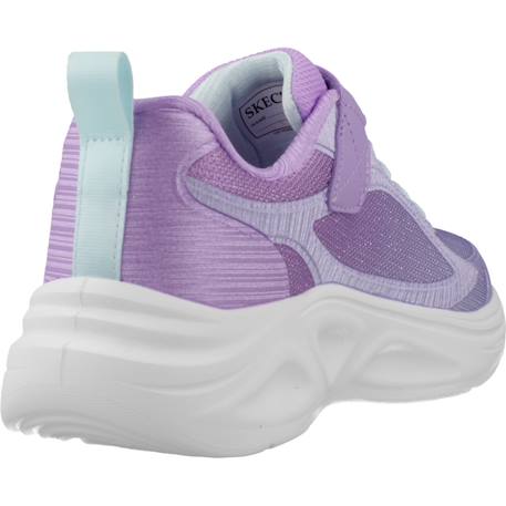 Baskets enfant fille en tricot souple Rose+Violet et aqua 9 - vertbaudet enfant 