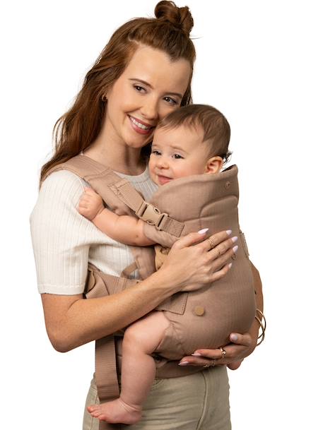 Porte-bébé Flip Luxe 4 en 1 carrier beige+noir 3 - vertbaudet enfant 