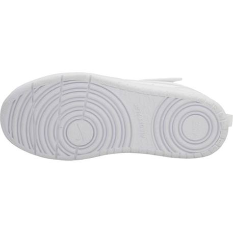 Baskets enfant garçon en cuir court Blanc 6 - vertbaudet enfant 