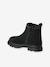 Boots fille cuir zippées noir 3 - vertbaudet enfant 