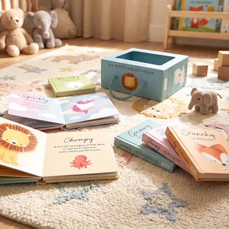 Ma petite bibliothèque mes petits amis Bleu 2 - vertbaudet enfant 