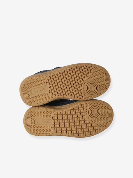 Baskets enfant garçon cuir à scratchs marine 6 - vertbaudet enfant 