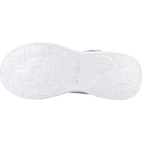 Baskets enfant fille légère souple Rose et turquoise+Violet et rose vif 12 - vertbaudet enfant 