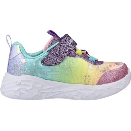 Baskets bébé fille légère Bleu+Multicolore violet 7 - vertbaudet enfant 