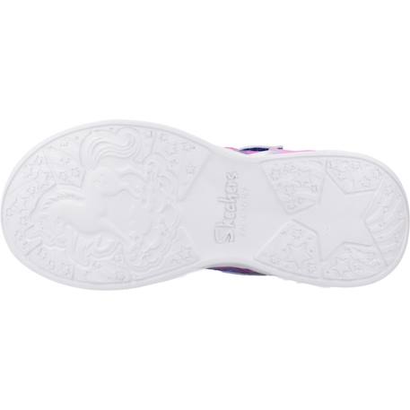 Baskets enfant fille légère souple Multicolore rose+Violet marine 12 - vertbaudet enfant 