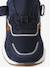 Baskets garçon cuir à scratch kaki+marine 12 - vertbaudet enfant 