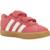 Basket bébé fille en cuir court velcro Rose vif 5 - vertbaudet enfant 