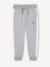Jogging garçon bande côté bordeaux+gris chiné+rouge+vert 5 - vertbaudet enfant 