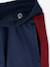 Jogging garçon bande côté bordeaux+gris chiné+rouge+vert 4 - vertbaudet enfant 
