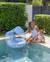 Bouee bebe avec siege et protection contre le soleil - piscine Bleu 2 - vertbaudet enfant 