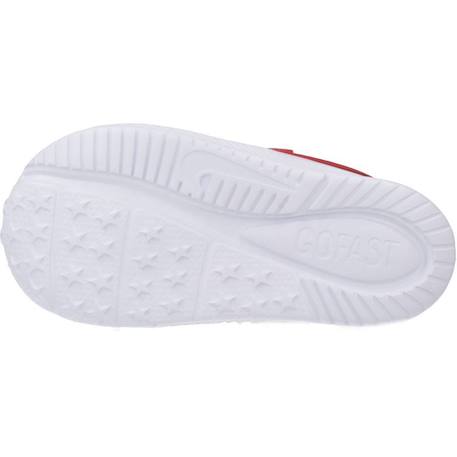 Baskets enfant garçon en cuir Rouge 6 - vertbaudet enfant 