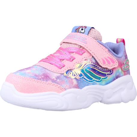 Basket bébé fille textile légère et souple Multicolore argenté+Rose et violet 10 - vertbaudet enfant 