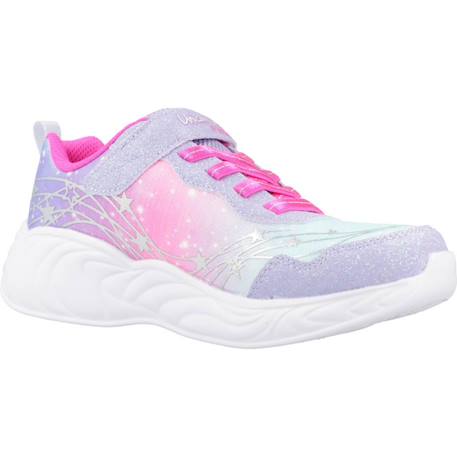 Baskets enfant fille légère souple Rose et turquoise+Violet et rose vif 11 - vertbaudet enfant 