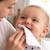 Lingettes bébé lavables 8 pièces lovio Imprimé coeurs 3 - vertbaudet enfant 
