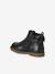 Chaussures premiers pas bébé boots cuir jaune d'or+noir 9 - vertbaudet enfant 