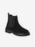 Boots fille cuir zippées noir 1 - vertbaudet enfant 