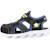 Sandales bébé garçon en textile légère souple Bleu marine+Noir et citron 8 - vertbaudet enfant 
