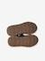 Baskets garçon cuir à scratch kaki+marine 11 - vertbaudet enfant 